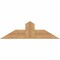 Ekena Millwork Portland Smooth Timber Gable Bracket, Western Red Cedar, 36"W x 10"H x 1 1/2"D x 5 1/2"F, 7/12 Pitch GBW036X10X0206POR00SWR - alternate 1